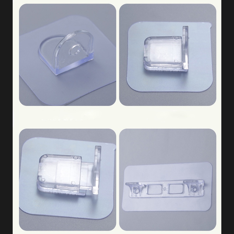 Miếng Dán Chốt Đỡ Kệ Gỗ, Ke Chữ L miếng dán Siêu Dính