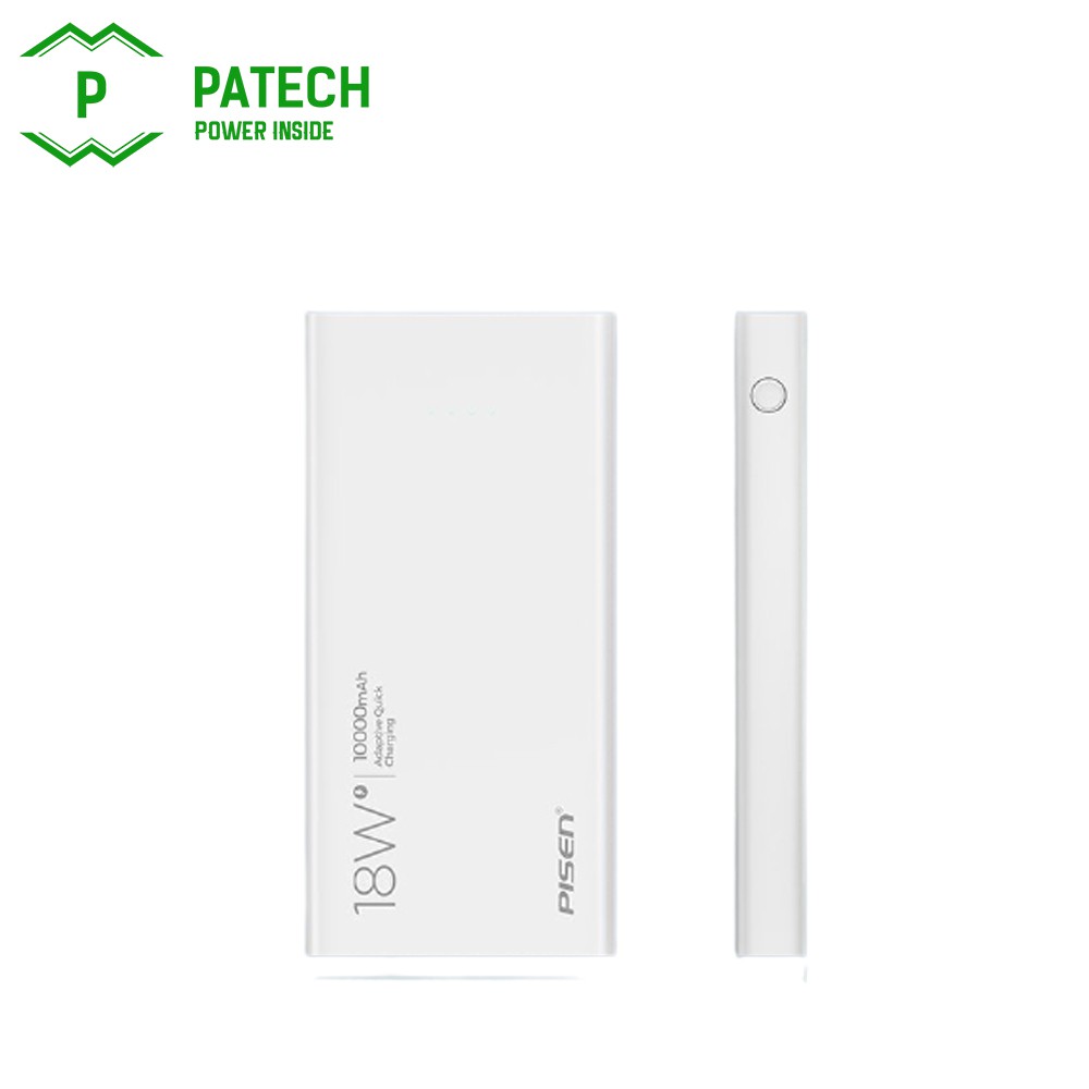 Sạc dự phòng Pisen QUICK Power Sno 10000mAh, 18W (TS-D286) - Hàng chính hãng