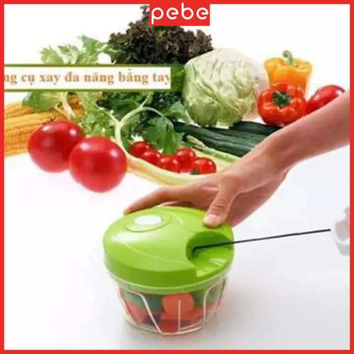 Dụng cụ xay tỏi ớt bằng tay Mini Food Chopper đa năng, tiện dụng