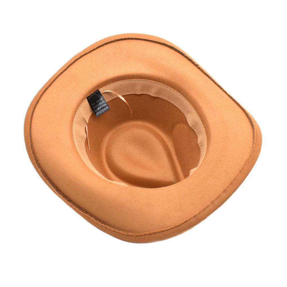Mũ Cao Bồi Fedora Rộng Vành Phong Cách Vintage