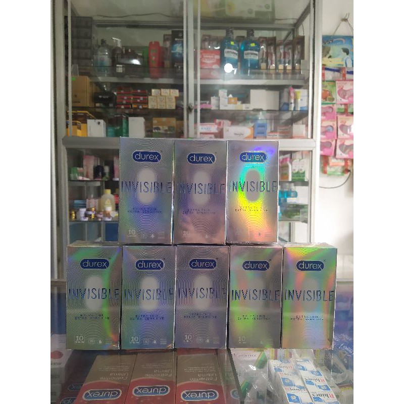 Bao cao su Durex Invisible extra thin 10 bao 🌸Siêu mỏng 🌸