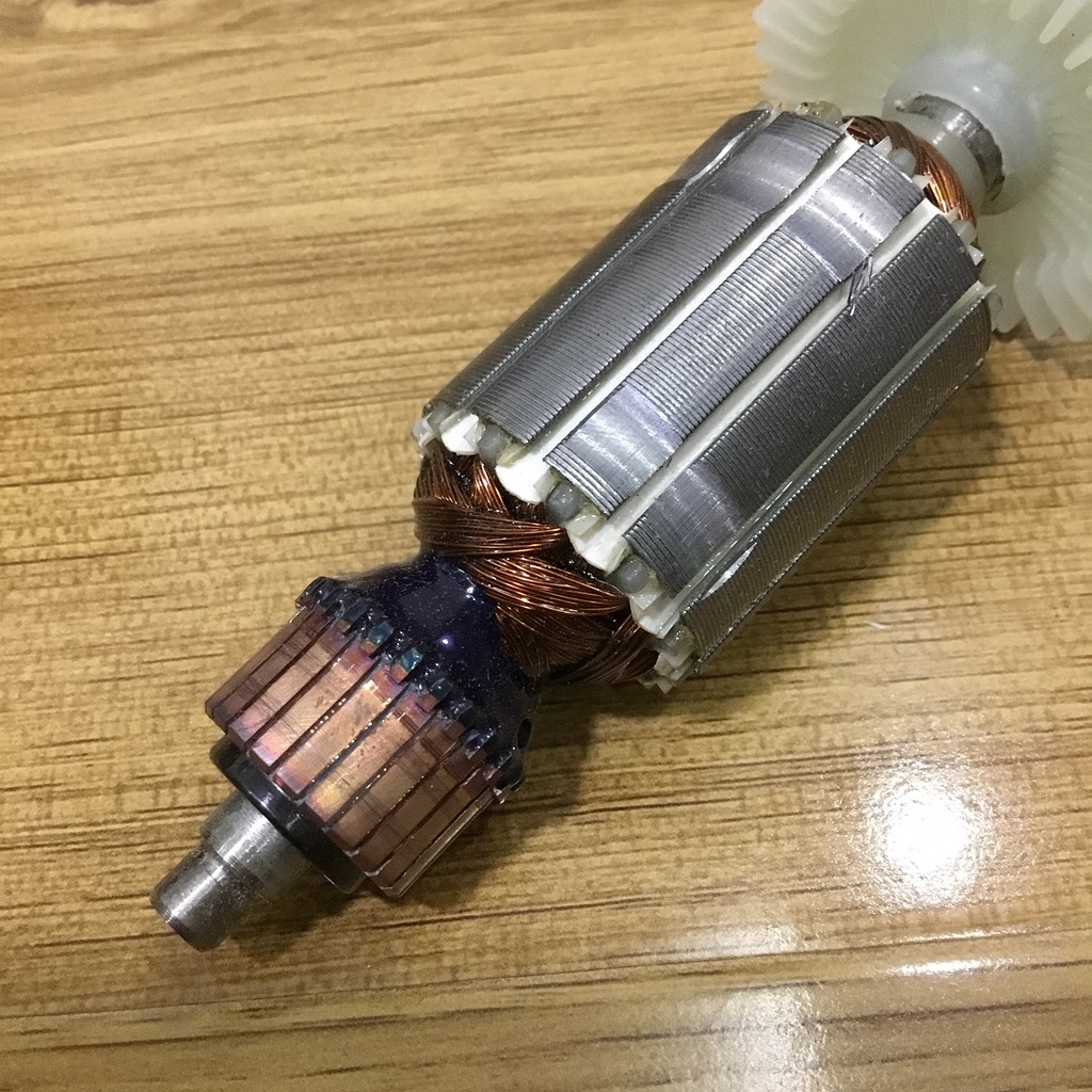 Rotor khoan BOSCH GSB 13RE  4 Răng Thân 34mm Dài 140mm dây đồng 220V  - Tặng chổi than