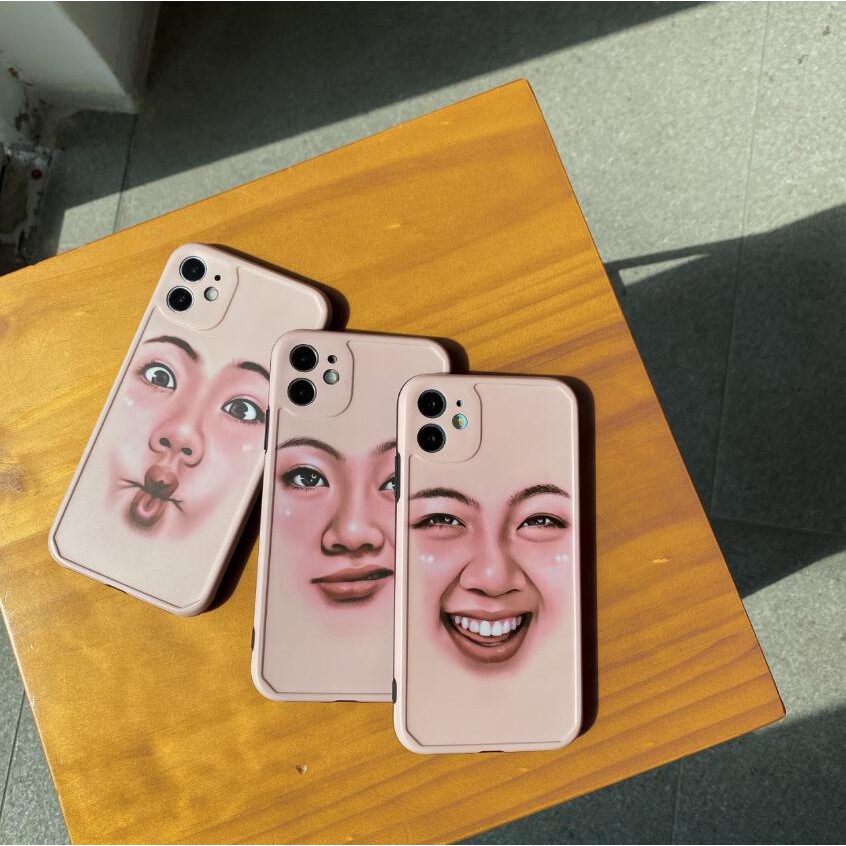 Ốp điện thoại họa tiết emoji dễ thương cho IPHONE 7/8/9 7 PLUS/8 PLUS X/XS XSMAX 11 PRO MAX SE2