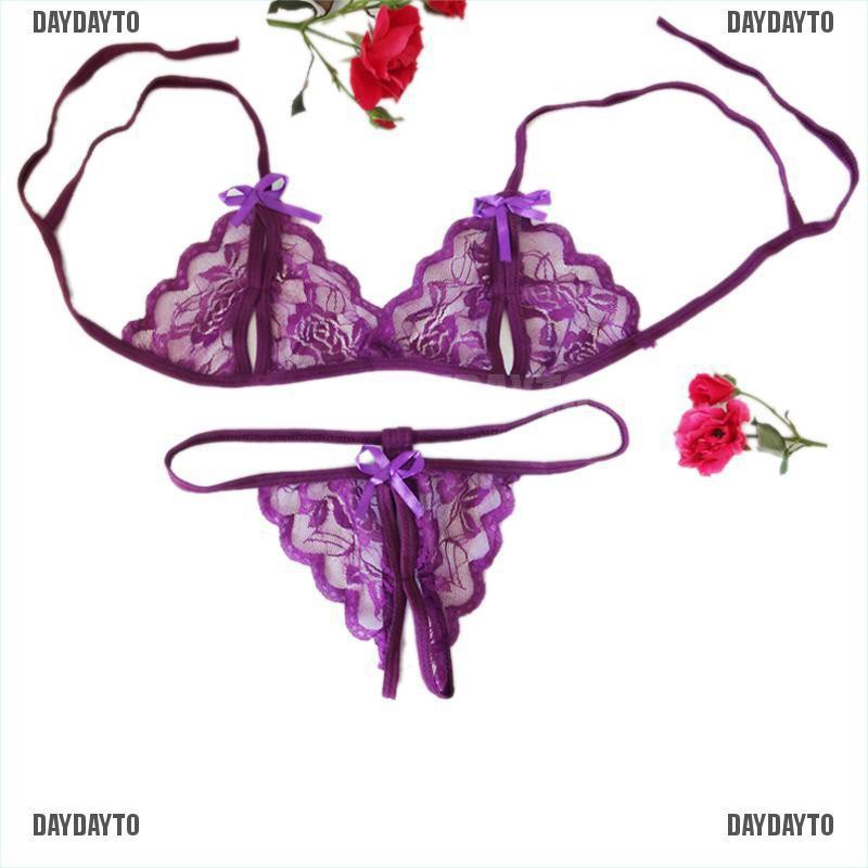 Bộ Đồ Lót Ren Không Dây Gợi Cảm Cho Nữ