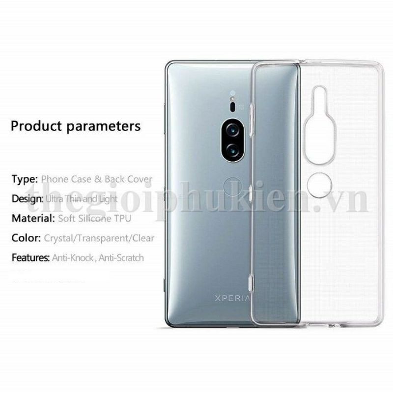 Ốp lưng Sony XZ/XZ1/XZ2/XZ3/XZ4/ XZ Premium silicon dẻo trong suốt