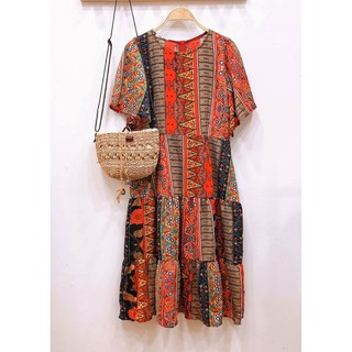 VANILA - Váy thổ cẩm style boho