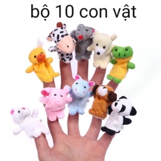 Sét 10 Rối ngón các con vật