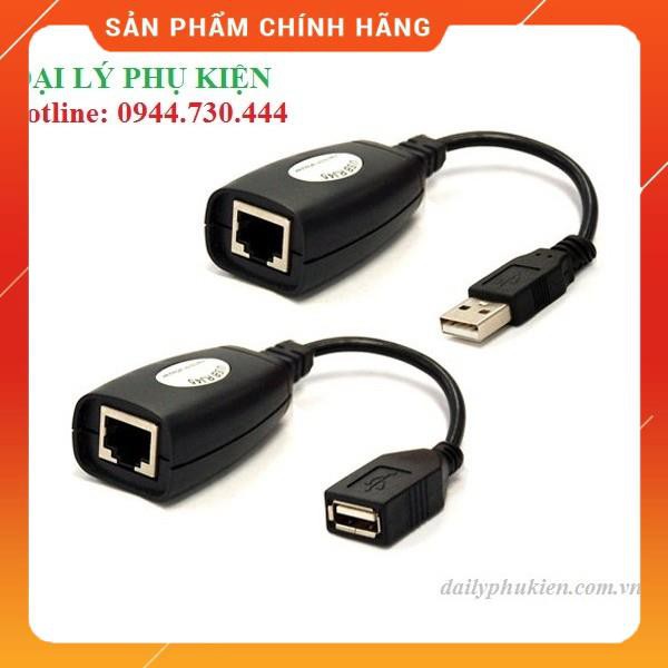 Đầu nối dài USB 50m qua dây mạng dailyphukien