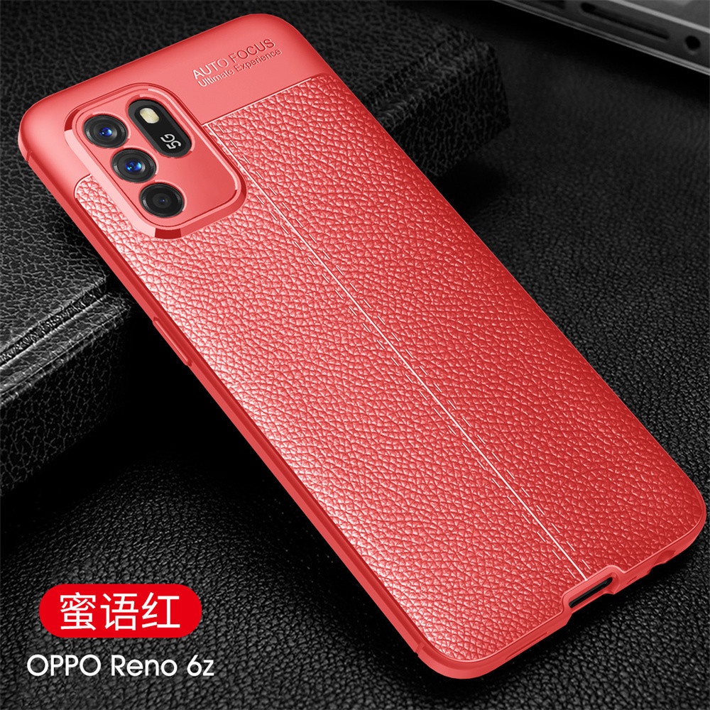 Ốp điện thoại da chống sốc siêu bền dành cho Oppo Reno 6 Reno6 4g 5g Reno 6 Pro Plus 6pro + 6z 6 Z 2021