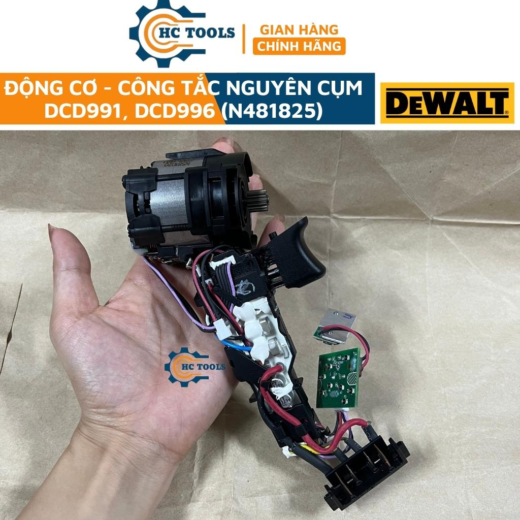 Động cơ và công tắc nguyên cụm máy khoan vặn vít DCD991, DCD996 Dewalt  chính hãng | HÙNG CƯỜNG TOOLS
