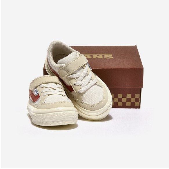 Giày Thể Thao Trẻ Em VANS FALKEN V3830K  White/ Red