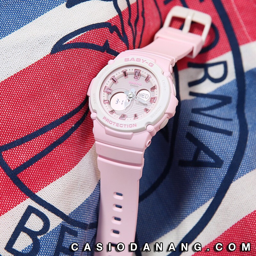 Đồng hồ nữ dây nhựa Casio Baby-G chính hãng Anh Khuê BGA-270-4ADR