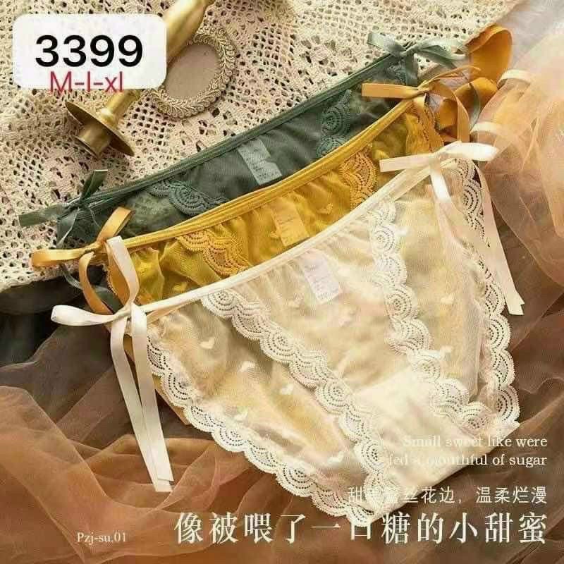 Quần lót ren buộc dây tàng hình thoáng mát MILKY QL06