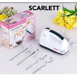 Máy Đánh Trứng Cầm Tay Scarlett HE133 Tiết Kiệm Thời Gian Và Điện Năng
