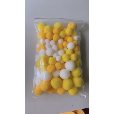 Quả pom pom loại đẹp 15ml-20mm-25mm Nhiều Màu Sắc Dùng Để Trang Trí