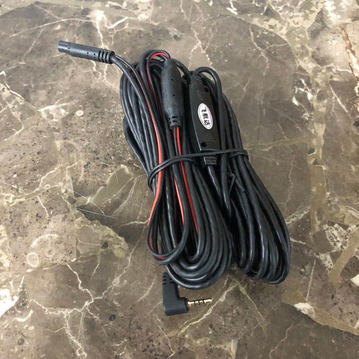 Dây tín hiệu kết nối camera hành trình và camera lùi, jack 2.5mm, 5 chân, dài 15m (Màu đen) | BigBuy360 - bigbuy360.vn