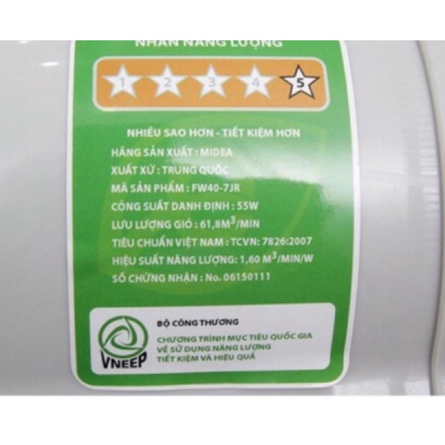 Quạt treo tường media FS40-7JR