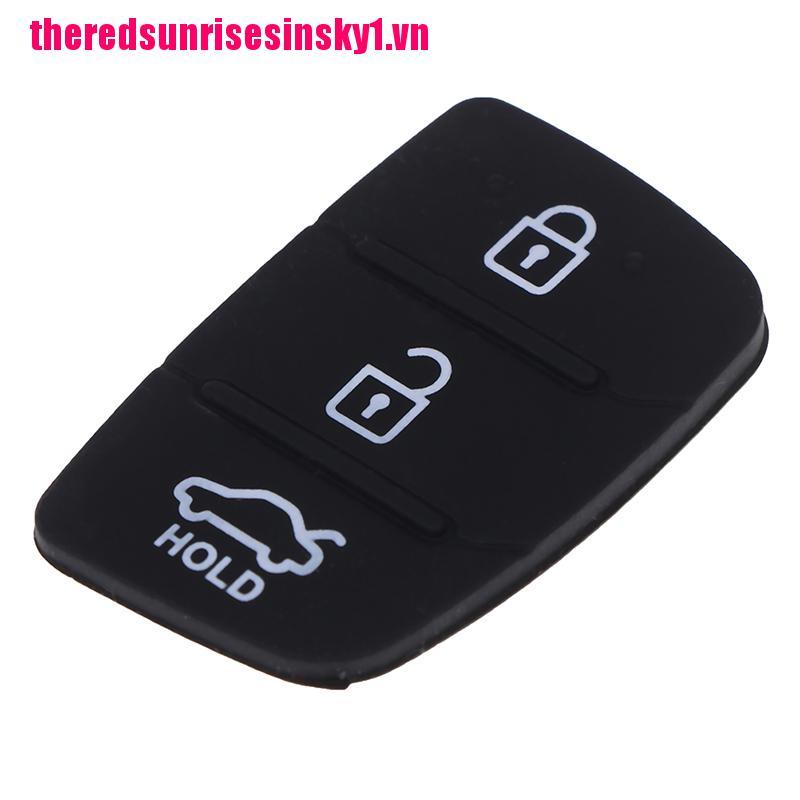 Miếng đệm cao su 3 nút thay thế cho chìa khóa xe hơi 3C