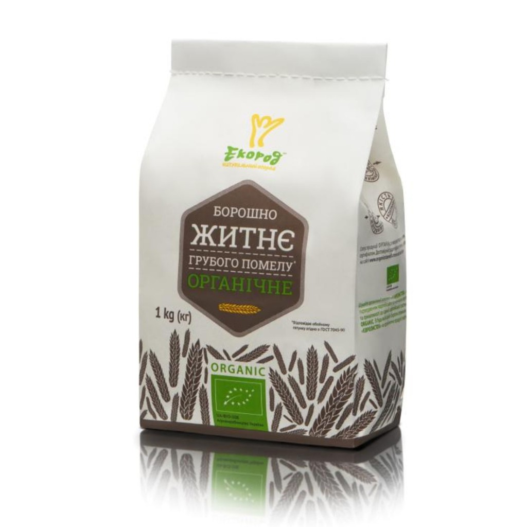 ORGANIC - BỘT LÚA MẠCH HỮU CƠ – RYE FLOUR HIỆU ECOROD 1kg