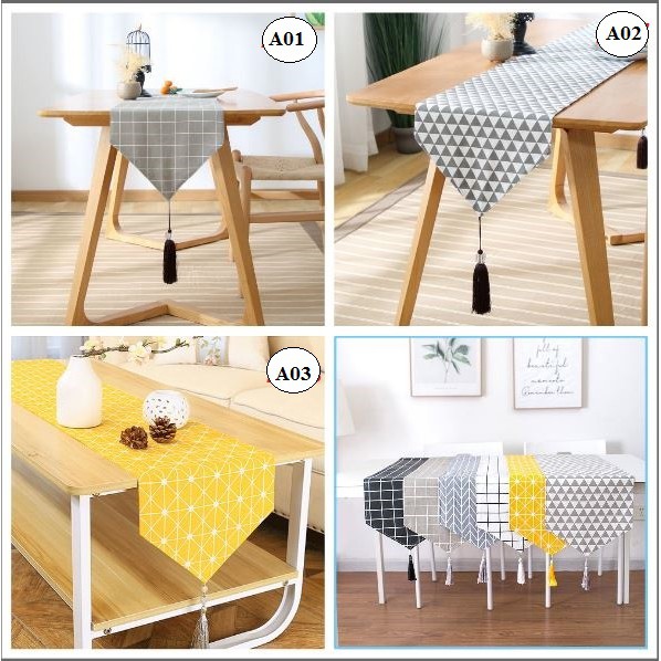 [FLASH SALE] : LANDECOR +100 mẫu khăn runner trải bàn tuyệt đẹp để bạn lựa chọn.