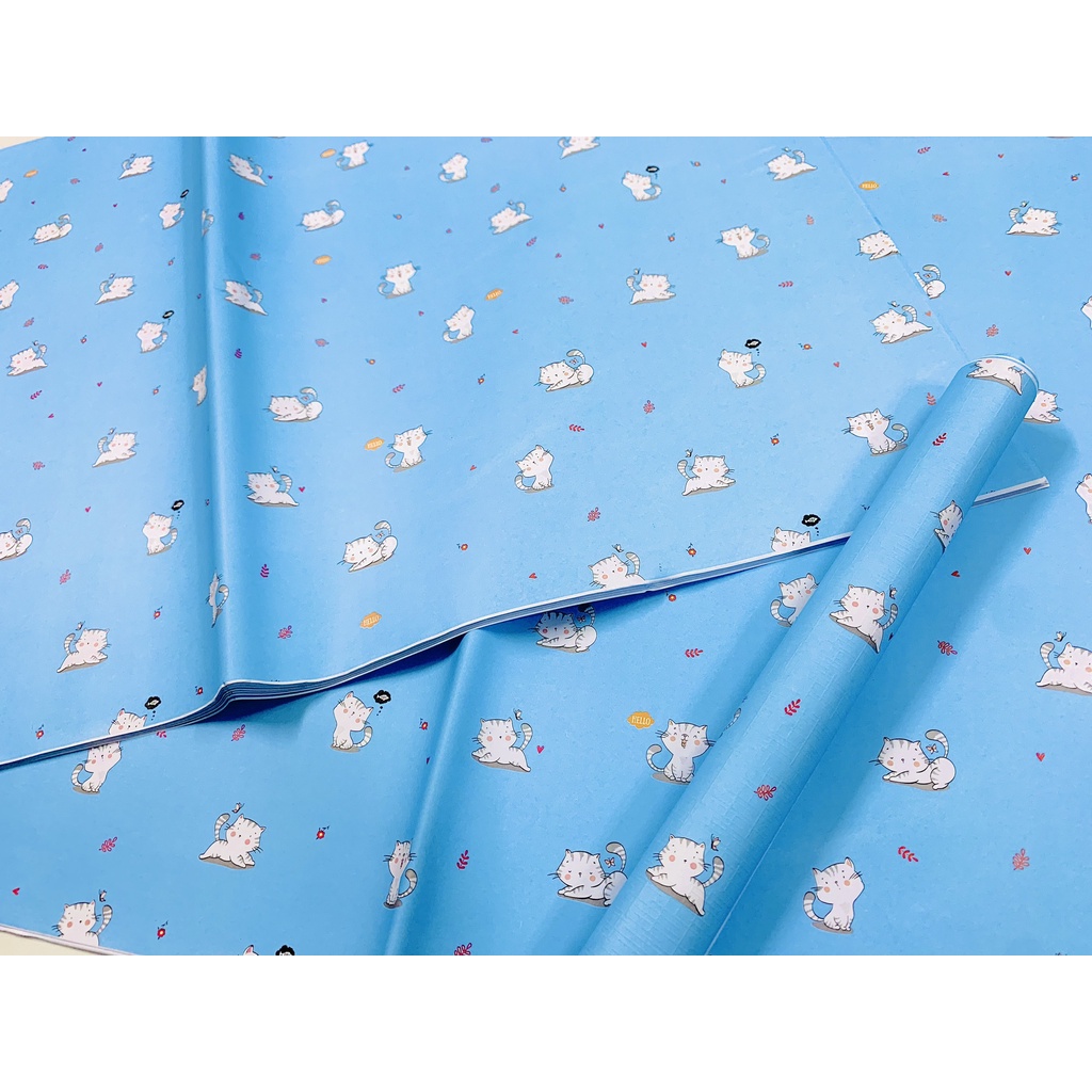 Sỉ Giấy gói quà, bao tập, gói hoa nền kem cực sang - xấp 50 tờ - Brendo Store