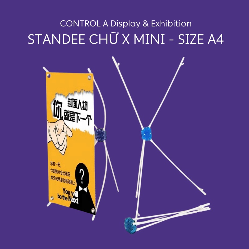 Standee Chữ X Chân Standee Control A Display
