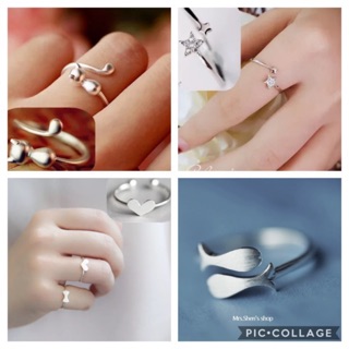 Bạc 925 - Nhẫn bạc điều chỉnh kích thước cho các nàng^^