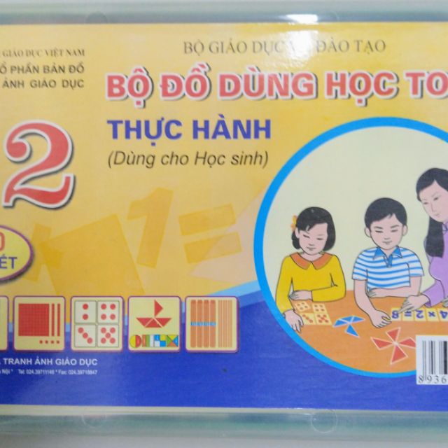 Bộ đồ dùng học Toán thực hành lớp 2
