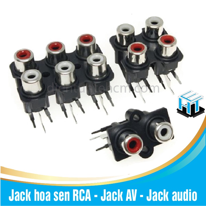 Jack hoa sen RCA - Jack AV - Jack audio