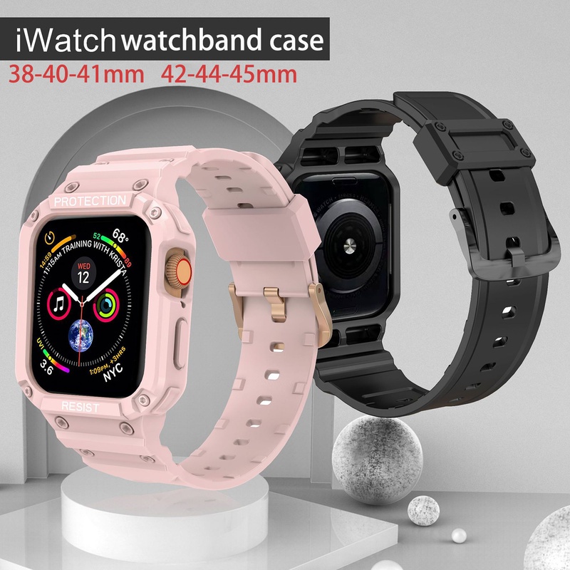 Ốp Bảo Vệ Đồng Hồ Thông Minh Apple Watch 44mm 45mm 42mm 40/38 7 6 5 4 SE TPU