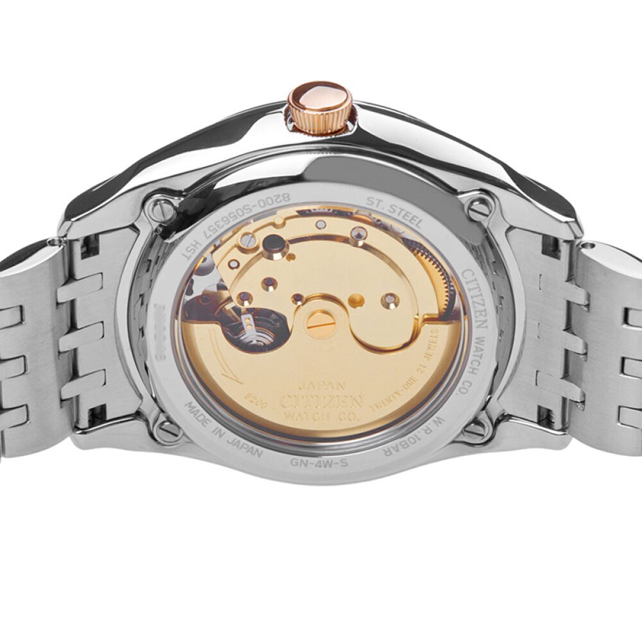 Đồng Hồ Nam Citizen Dây Thép Không Gỉ NH8344-51A - Mặt Xà Cừ (Sapphire)
