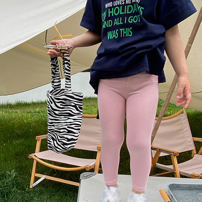 Quần Legging Mỏng Thời Trang Mùa Hè Cho Bé Gái