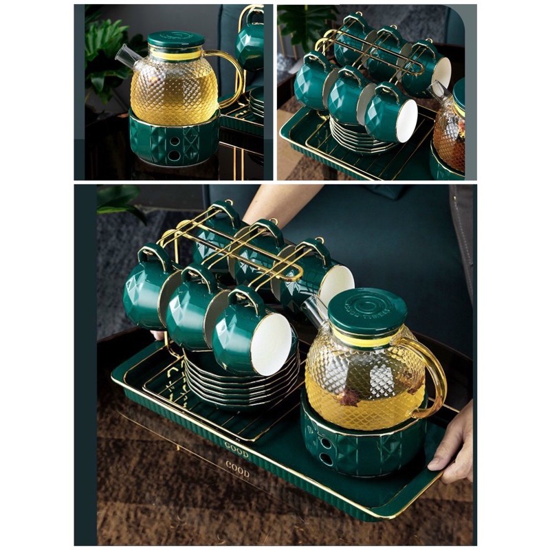 Bộ Bát Đĩa Vân Đá Cẩm Thạch Trắng Xám Cao Cấp Sang Trọng - Tặng Kèm 1 Bộ Đũa Hàn Quốc Hàng Loại 1 Sáng Bóng Đẹp