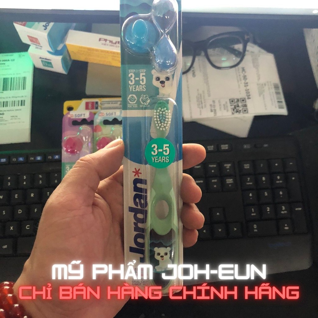 Bàn Chải Đánh Răng Jordan Dành Cho Trẻ Em Từ 3 - 5 Tuổi