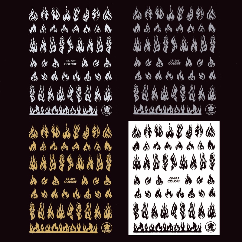 Tờ Miếng Dán Lá Nhôm Trang Trí Móng Tay Nghệ Thuật Diy