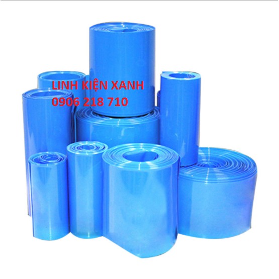 Màng co PVC bọc pin khối, xe điện, máy khoan kích thước tùy chọn 85mm - 280mm