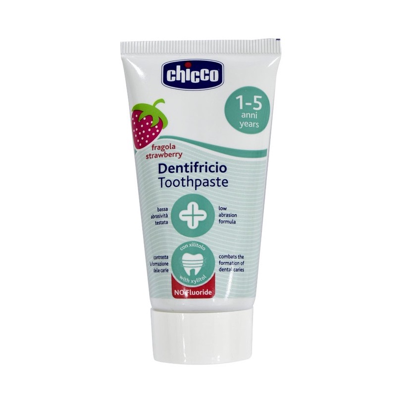 Kem đánh răng hương Dâu Chicco 50ml dành cho bé 12m+