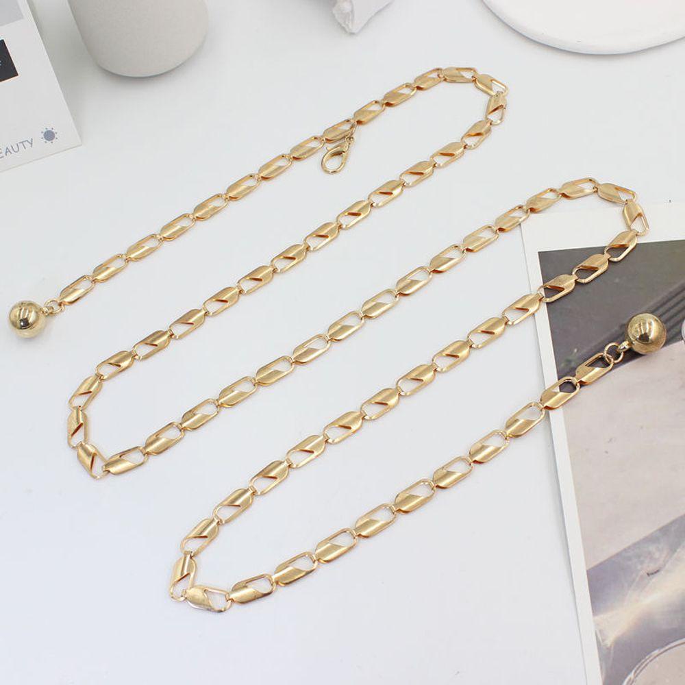 Dây Thắt Lưng Mỏng Phối Tua Rua Phong Cách Vintage Thanh Lịch Cho Nữ