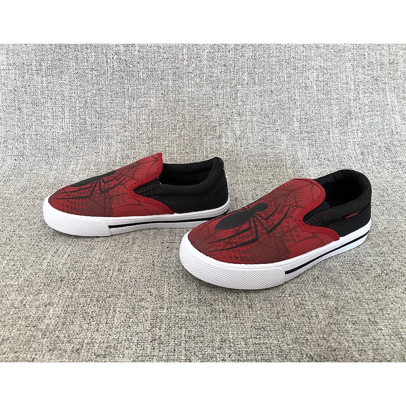Giày lười Slip on Spiderman hàng xuất cho bé size đại