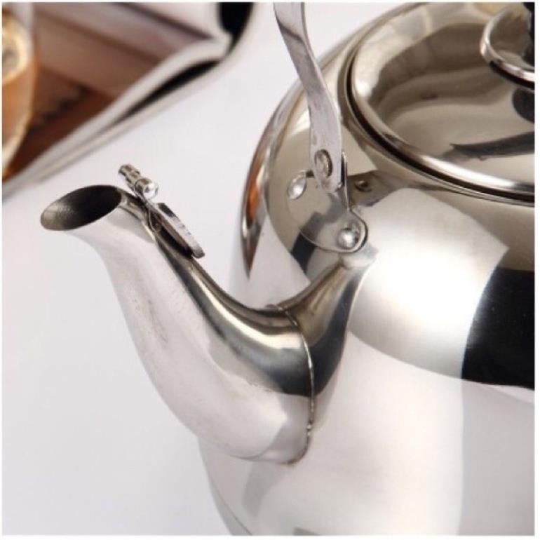 Ấm Inox Cao Cấp Tay Cầm Nhựa Hàng Thái Bền Đẹp .
