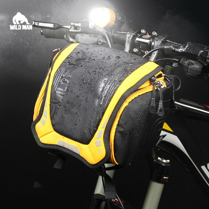 Túi phụ kiện xe đạp chống nước có ngăn máy ảnh Wild Man H8