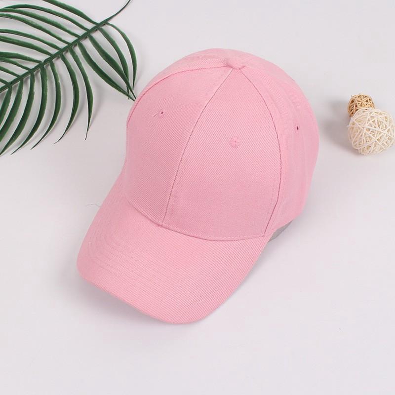 Mũ Lưỡi Trai Màu Trơn Unisex