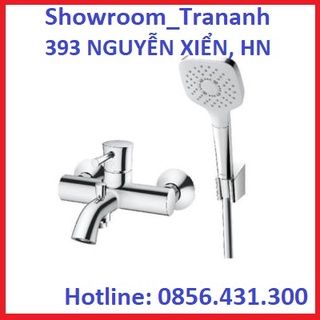 Bộ vòi sen tắm toto tbs02302v kết hợp bát sen mạ/ bát sen massage toto cầm tay.