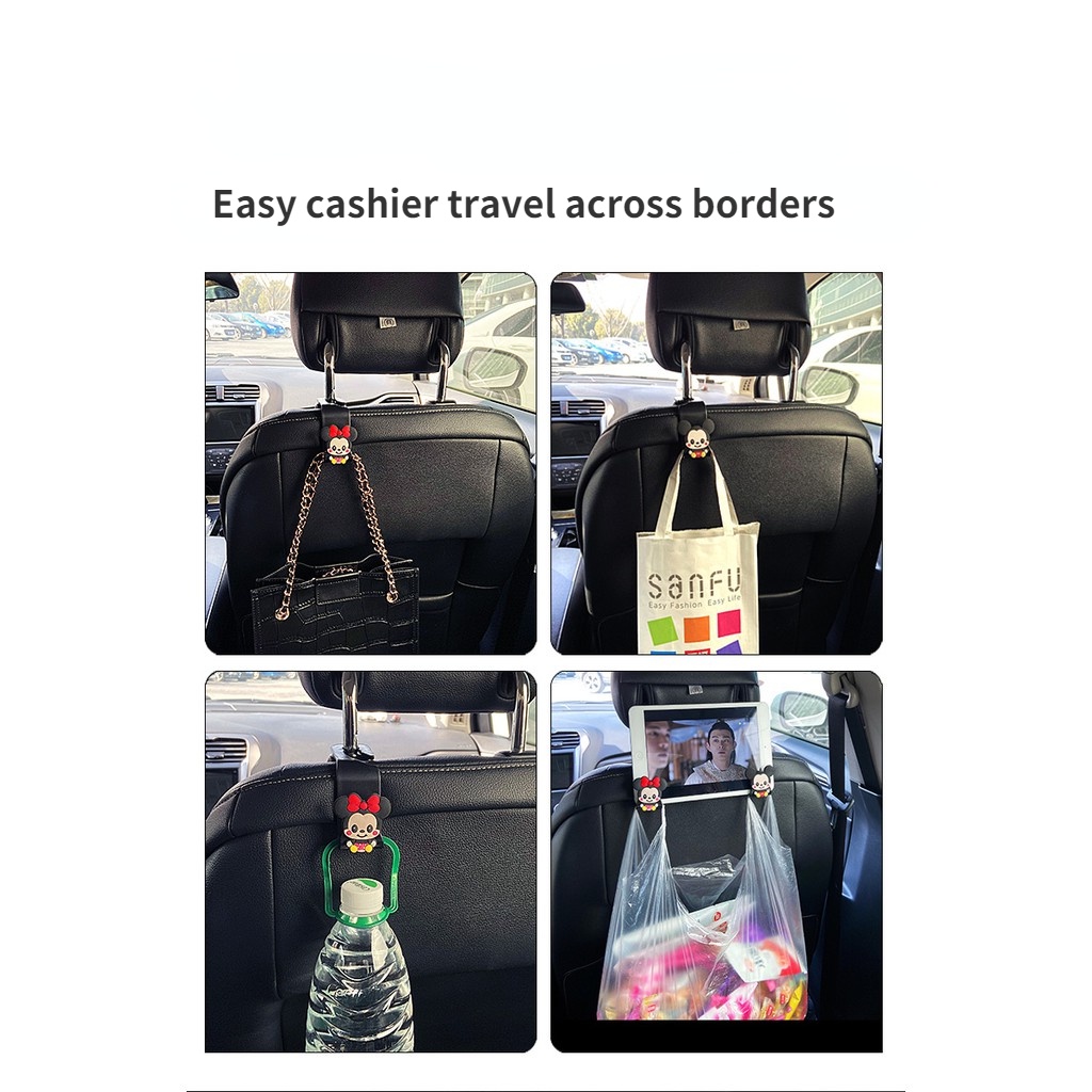 Móc Treo Đồ Đa Năng Gắn Sau Ghế Xe Hơi Tiện Dụng