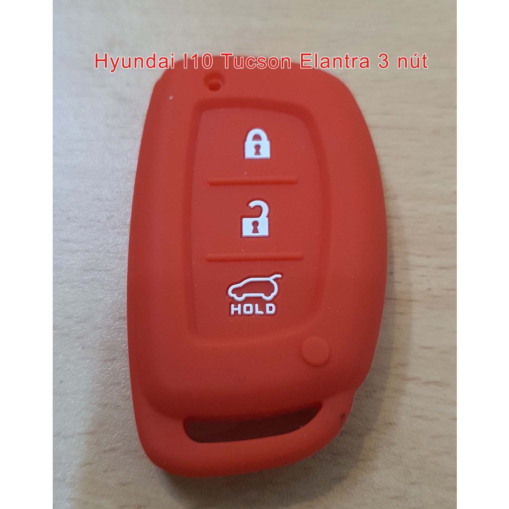 Vỏ silicone bảo vệ khoá thông Minh Hyundai Elantra, i10, Tucson 3 nút