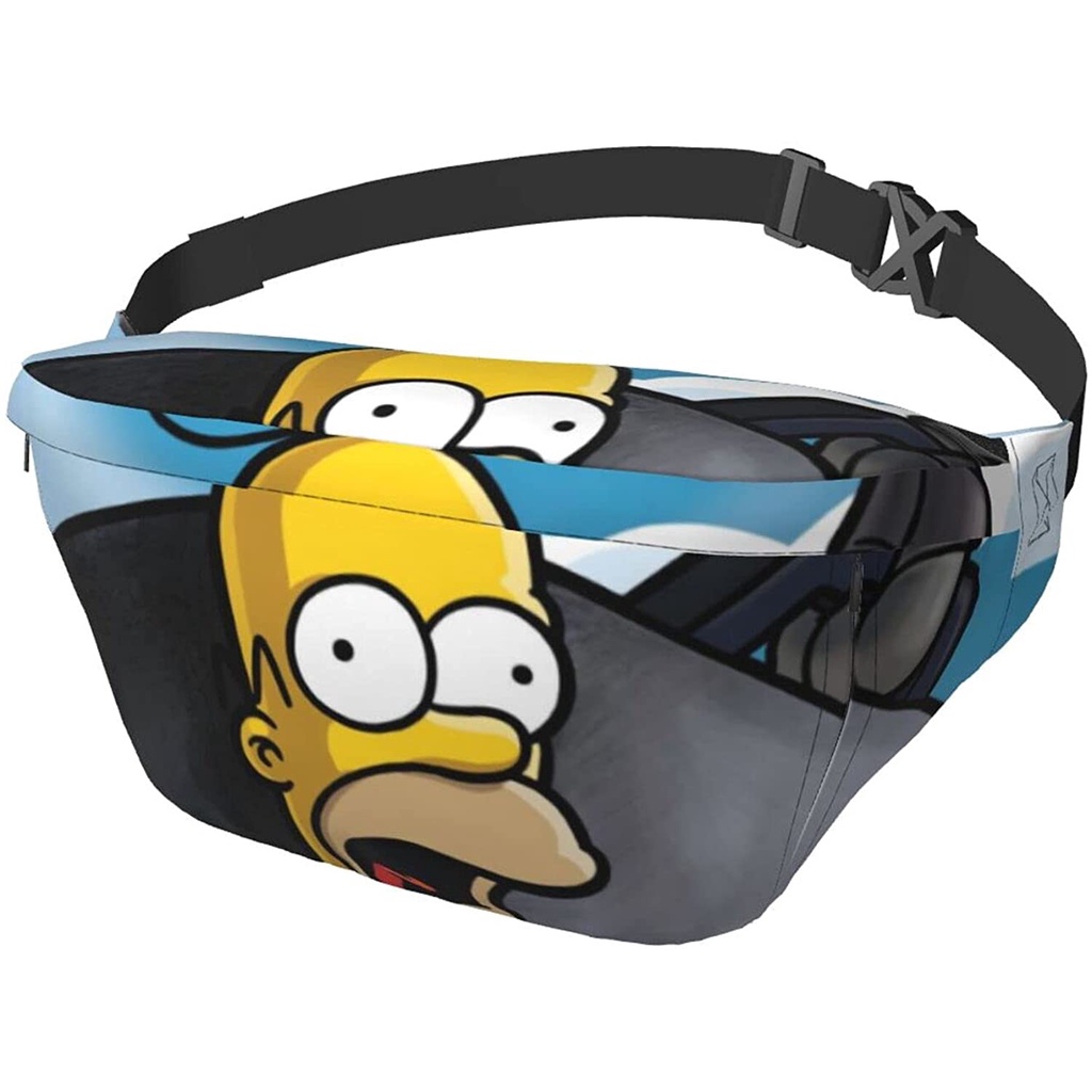 Túi đeo trước ngực chất liệu mềm mại siêu nhẹ họa tiết hoạt hình Simpson