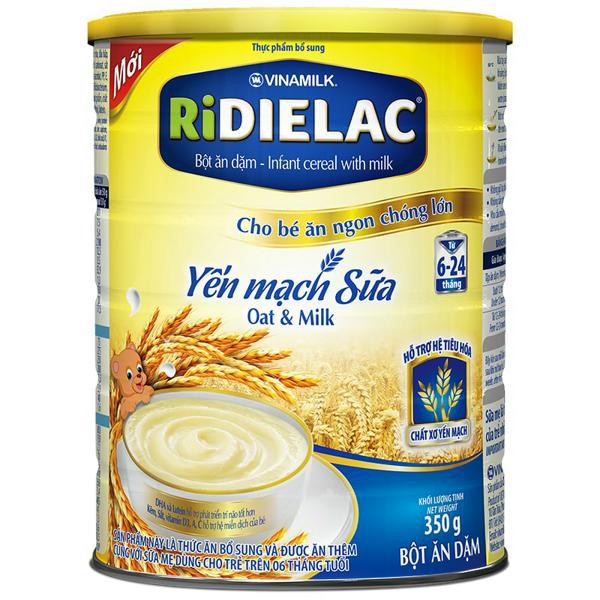 [Mẫu mới] Bột ăn dặm yến mạch sữa Ridielac gold vinamilk 350g