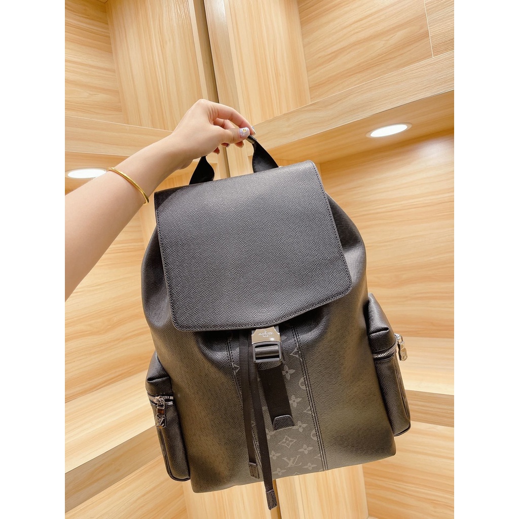 LOUIS VUITTON Ba Lô Thể Thao LV Chất Liệu Da Kích Cỡ Lớn Thời Trang Dành Cho Nữ