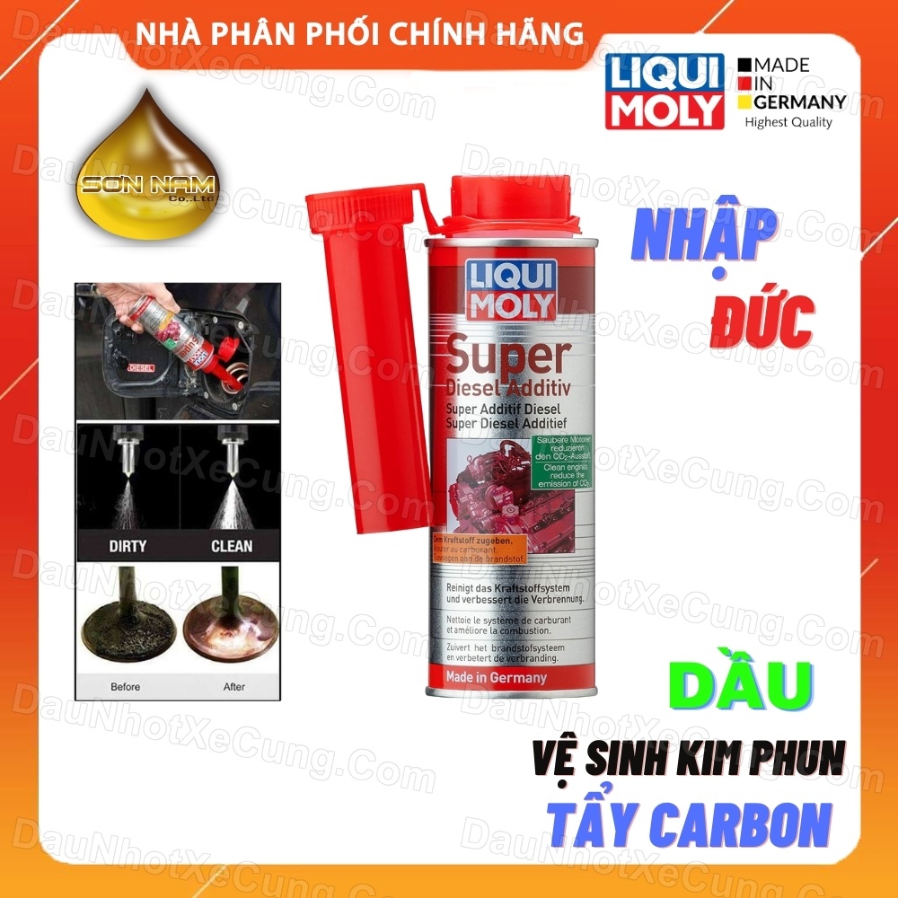 Phụ Gia súc kim phun dầu Liqui Moly Super Diesel Additive 1806 250mL Nhập ĐỨC