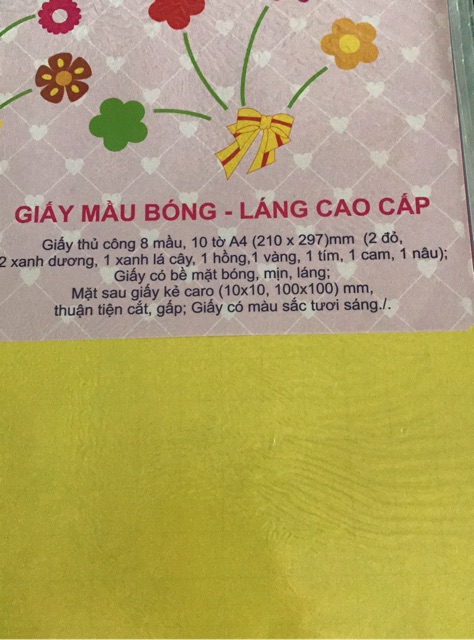 Giấy thủ công A4 Klong